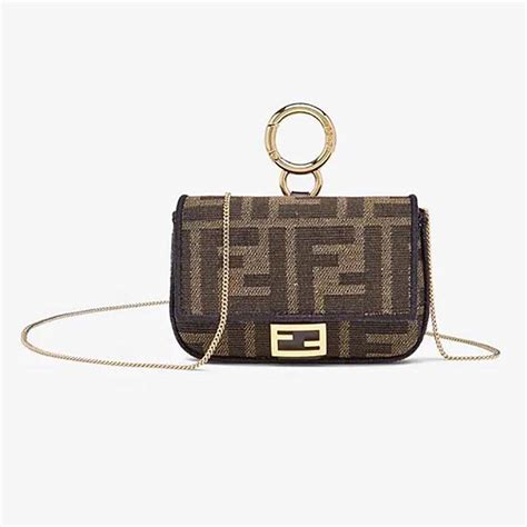 fendi nano baguette charm bag|fendi baguette pouch.